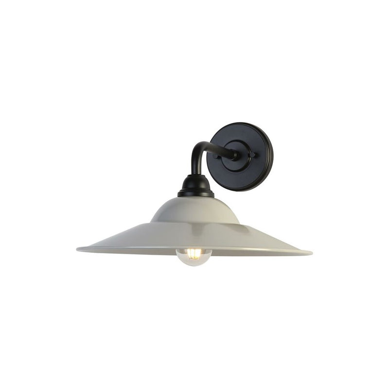 Golden Croma LED 1 Lt Outdoor Wall Sconce, Matte Black/Gray