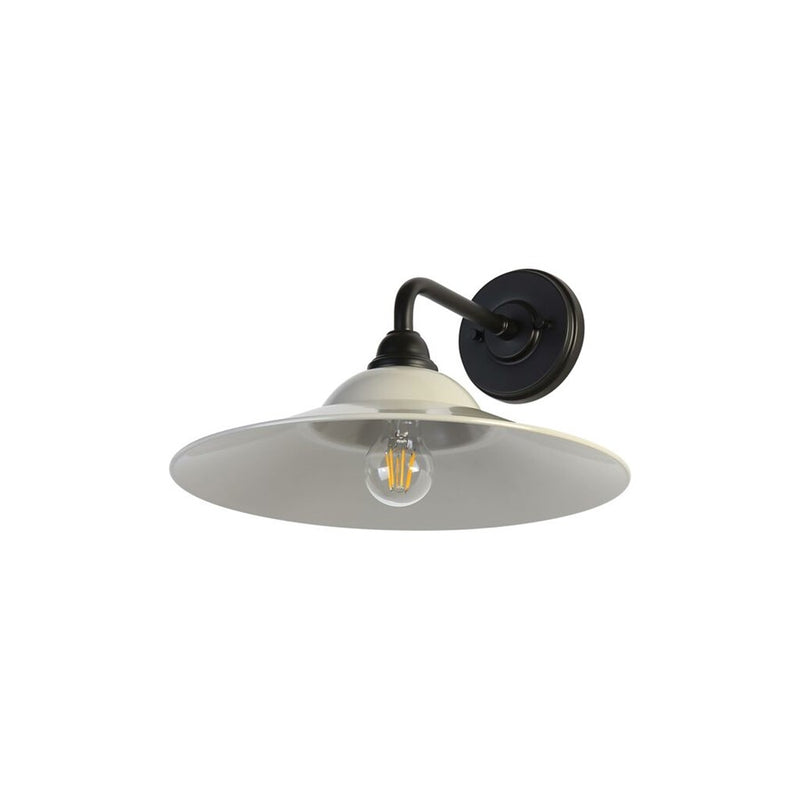 Golden Croma LED 1 Lt Outdoor Wall Sconce, Matte Black/Gray