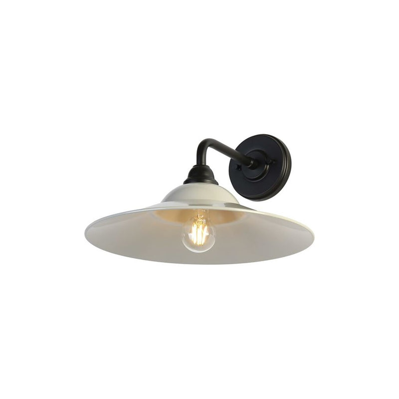 Golden Croma LED 1 Lt Outdoor Wall Sconce, Matte Black/Gray