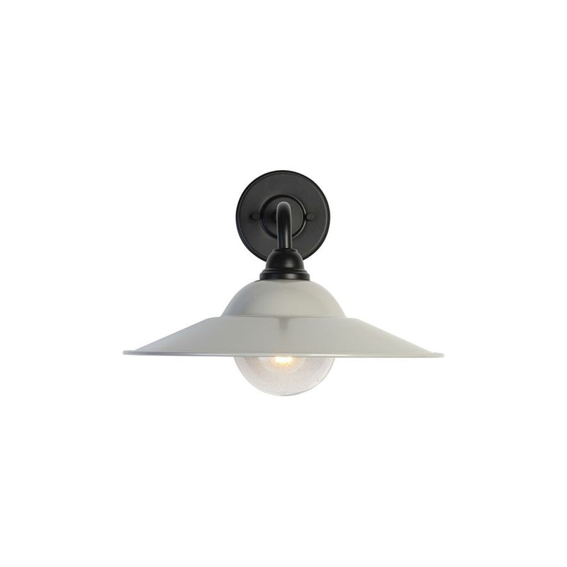 Golden Croma LED Outdoor Wall Sconce, Matte Black/Gray SB - 5096-OWL15BLK-MGY-SB