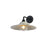 Golden Croma LED Outdoor Wall Sconce, Matte Black/Gray SB