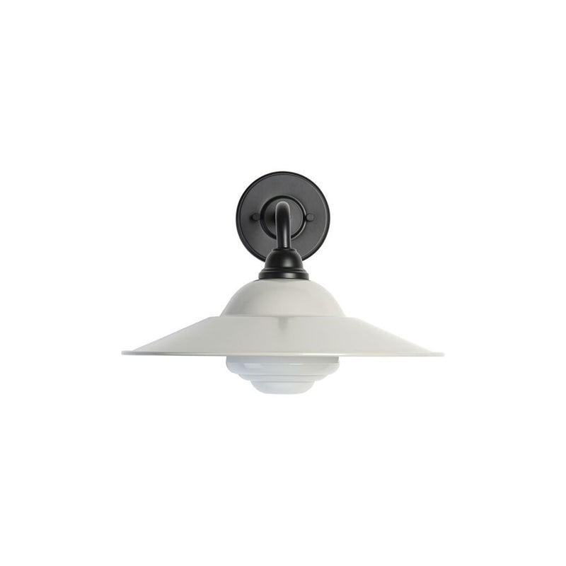 Golden Croma LED Outdoor Wall Sconce, Matte Black/Gray WB - 5096-OWL15BLK-MGY-WB