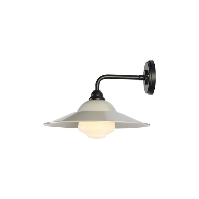 Golden Croma LED Outdoor Wall Sconce, Matte Black/Gray WB