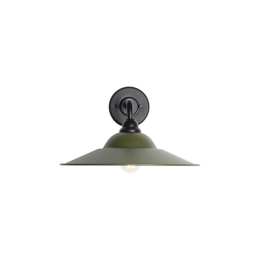 Golden Croma LED Wall Sconce, Outdoor, Matte Blk/Matte Pine - 5096-OWL15BLK-MP