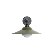 Golden Croma 15" LED Outdoor Sconce, Black/Pine WB - 5096-OWL15BLK-MP-WB