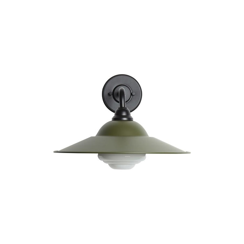Golden Croma 15" LED Outdoor Sconce, Black/Pine WB - 5096-OWL15BLK-MP-WB