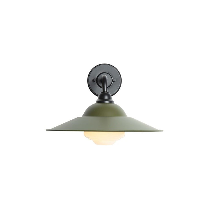 Golden Croma 15" LED Outdoor Sconce, Black/Pine WB