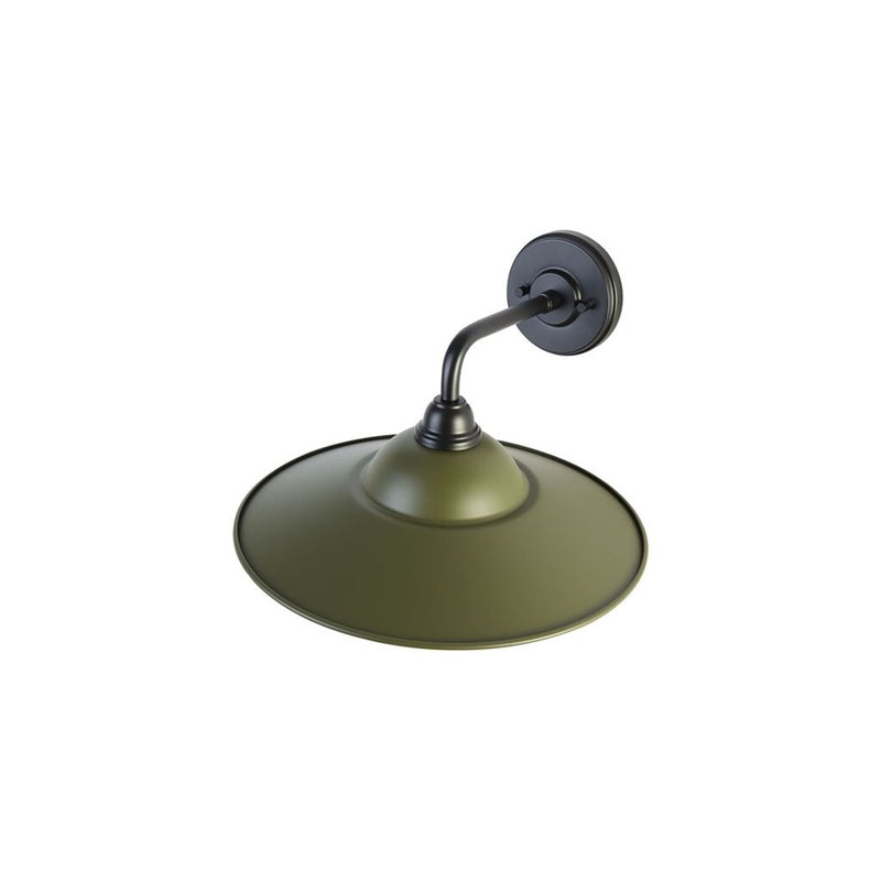 Golden Croma 15" LED Outdoor Sconce, Black/Pine WB