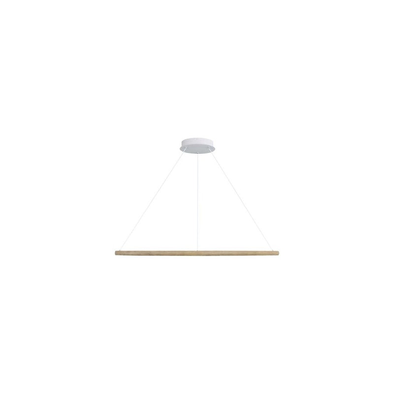 Golden Lighting Veritas 35" LED Ring Chandelier, Driftwood/No Shade - 5460-35DW