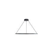 Golden Veritas 35" LED Ring Chandelier, Sand Black/No Shade - 5460-35SNB