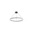 Golden Veritas 35" LED Ring Chandelier, Sand Black/No Shade