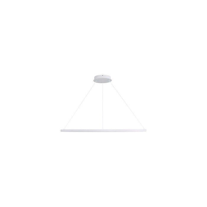 Golden Veritas 35" LED Ring Chandelier, Sand White/No Shade - 5460-35SNW