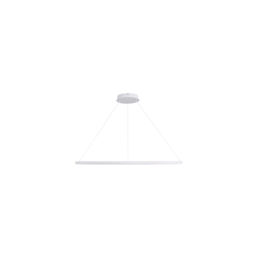 Golden Veritas 35" LED Ring Chandelier, Sand White/No Shade - 5460-35SNW