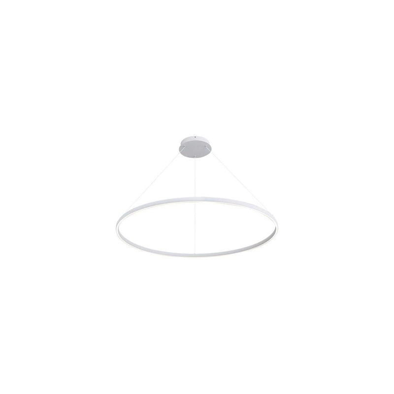 Golden Veritas 35" LED Ring Chandelier, Sand White/No Shade