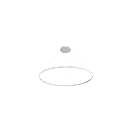 Golden Veritas 35" LED Ring Chandelier, Sand White/No Shade