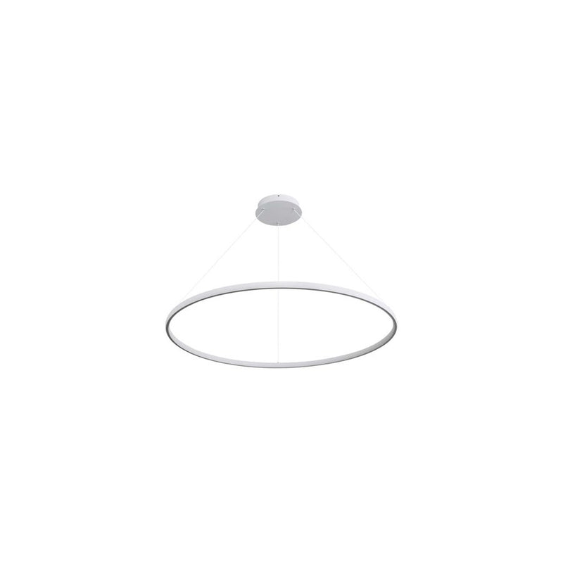 Golden Veritas 35" LED Ring Chandelier, Sand White/No Shade