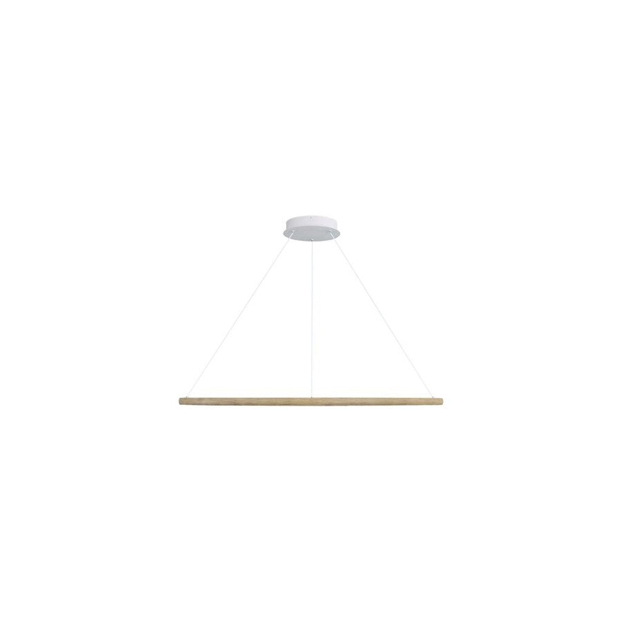 Golden Lighting Veritas 47" LED Ring Chandelier, Driftwood/No Shade - 5460-47DW