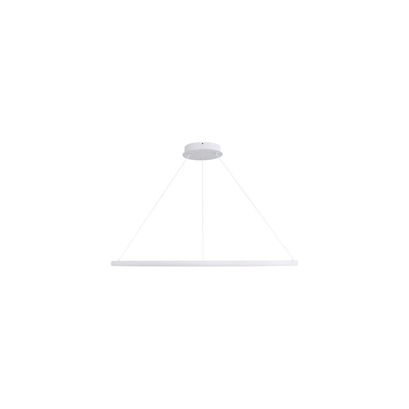 Golden Veritas 47" LED Ring Chandelier, Sand White/No Shade - 5460-47SNW
