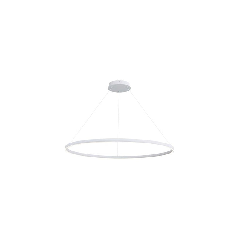 Golden Veritas 47" LED Ring Chandelier, Sand White/No Shade