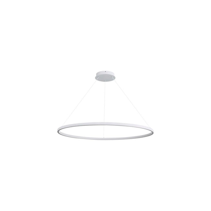 Golden Veritas 47" LED Ring Chandelier, Sand White/No Shade