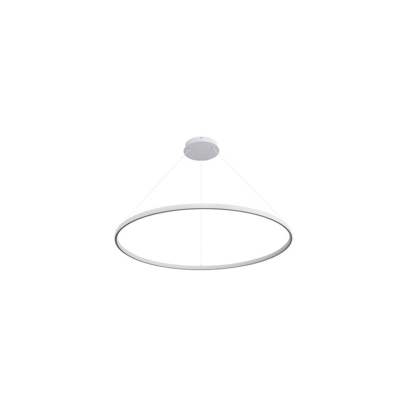 Golden Veritas 47" LED Ring Chandelier, Sand White/No Shade