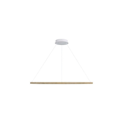 Golden Lighting Veritas 59" LED Ring Chandelier, Driftwood/No Shade - 5460-59DW