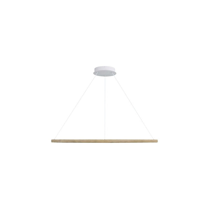 Golden Lighting Veritas 59" LED Ring Chandelier, Driftwood/No Shade - 5460-59DW