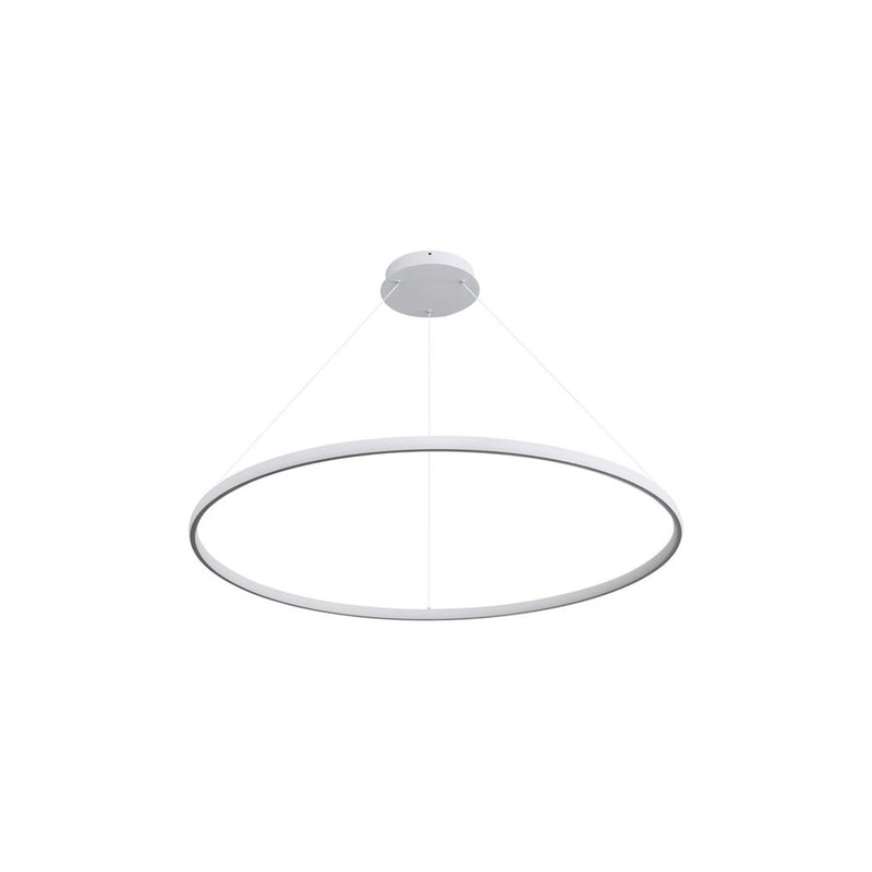 Golden Veritas 59" LED Ring Chandelier, Sand White/No Shade