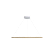 Golden Lighting Veritas 71" LED Ring Chandelier, Driftwood/No Shade - 5460-71DW