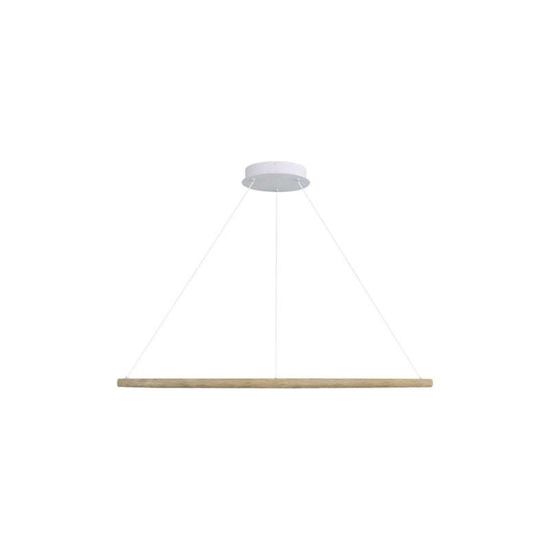 Golden Lighting Veritas 71" LED Ring Chandelier, Driftwood/No Shade - 5460-71DW