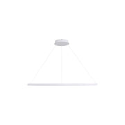 Golden Veritas 71" LED Ring Chandelier, Sand White/No Shade - 5460-71SNW