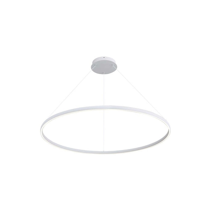 Golden Veritas 71" LED Ring Chandelier, Sand White/No Shade