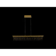 Golden Lucerna 48" LED 1 Lt Linear Pendant, Steel Gold/No Shade - 5461-LP48SSG