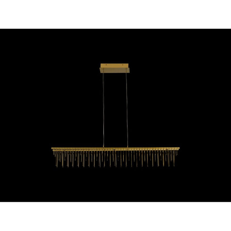 Golden Lucerna 48" LED 1 Lt Linear Pendant, Steel Gold/No Shade - 5461-LP48SSG