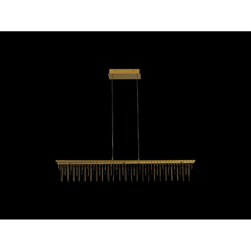 Golden Lucerna 48" LED 1 Lt Linear Pendant, Steel Gold/No Shade - 5461-LP48SSG