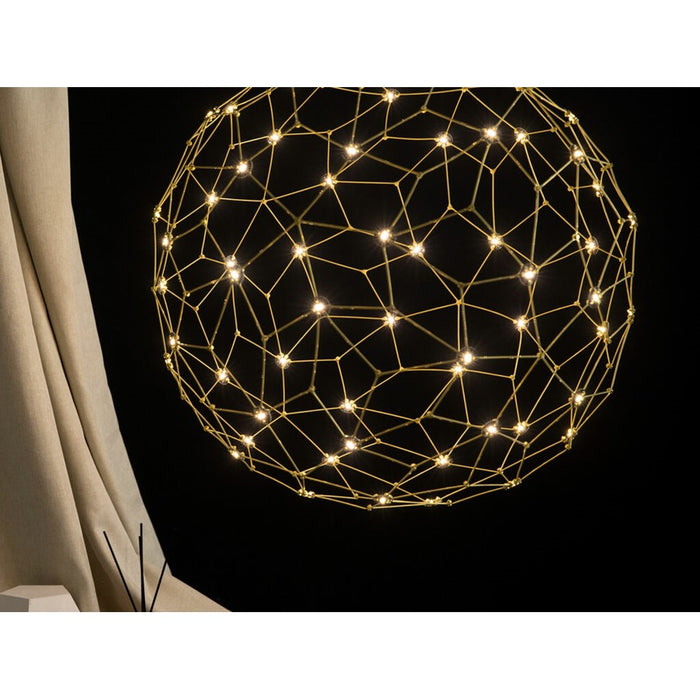 Golden Lighting Spheris 24" Globe, Natural Brass/No Shade