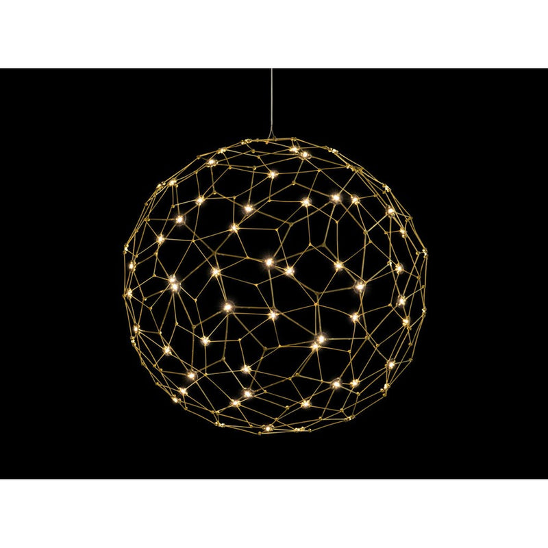 Golden Lighting Spheris 32" Globe, Natural Brass/No Shade - 5462-32NBS
