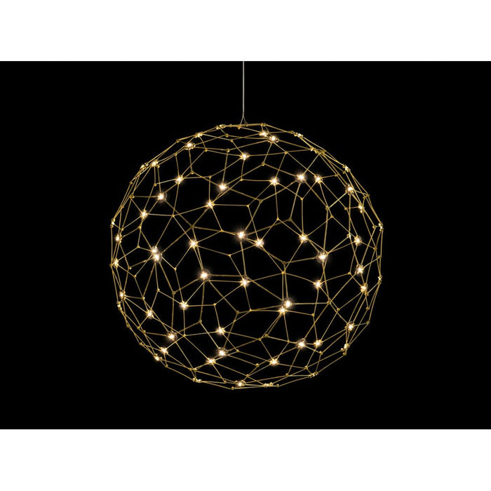 Golden Lighting Spheris 32" Globe, Natural Brass/No Shade - 5462-32NBS
