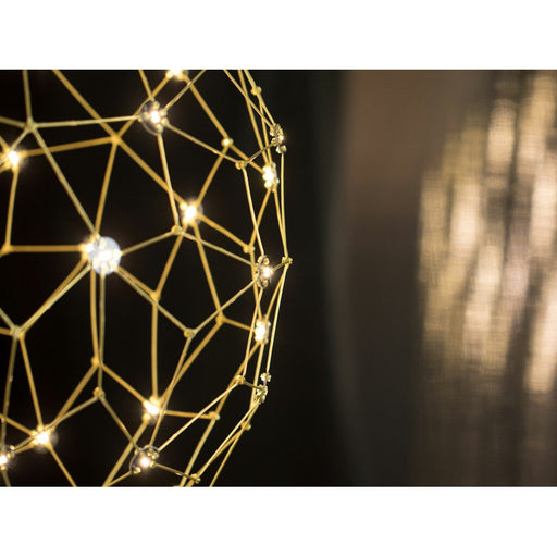 Golden Lighting Spheris 32" Globe, Natural Brass/No Shade