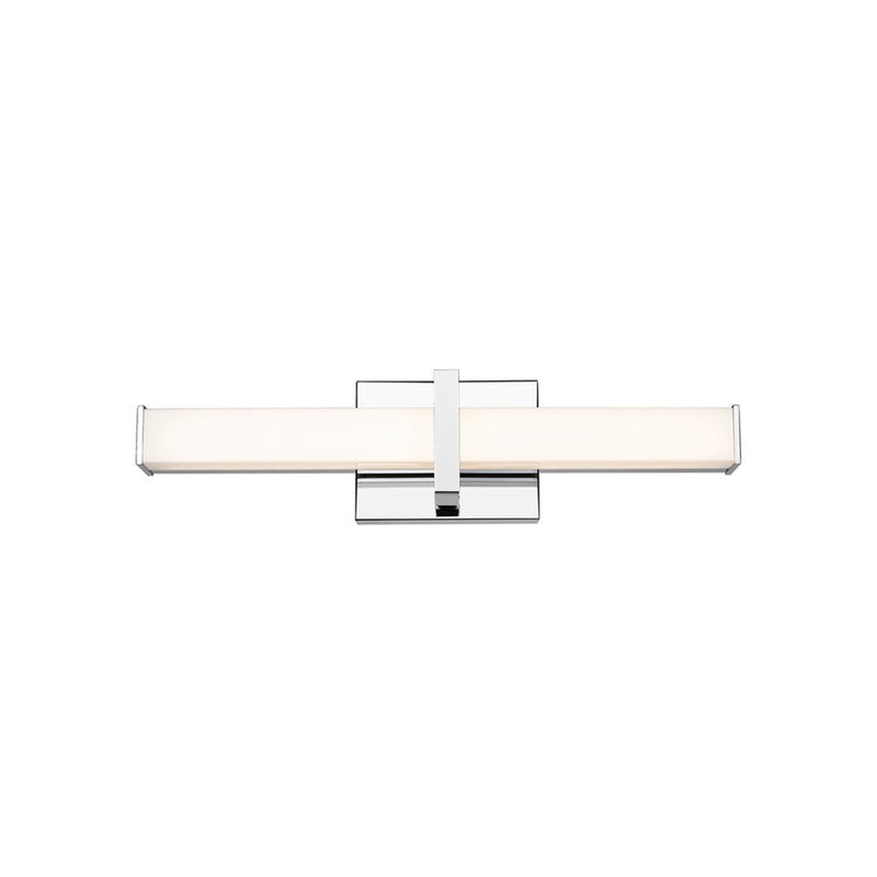 Golden Lighting Elon 19" LED Vanity Light, Chrome/Opal Glass