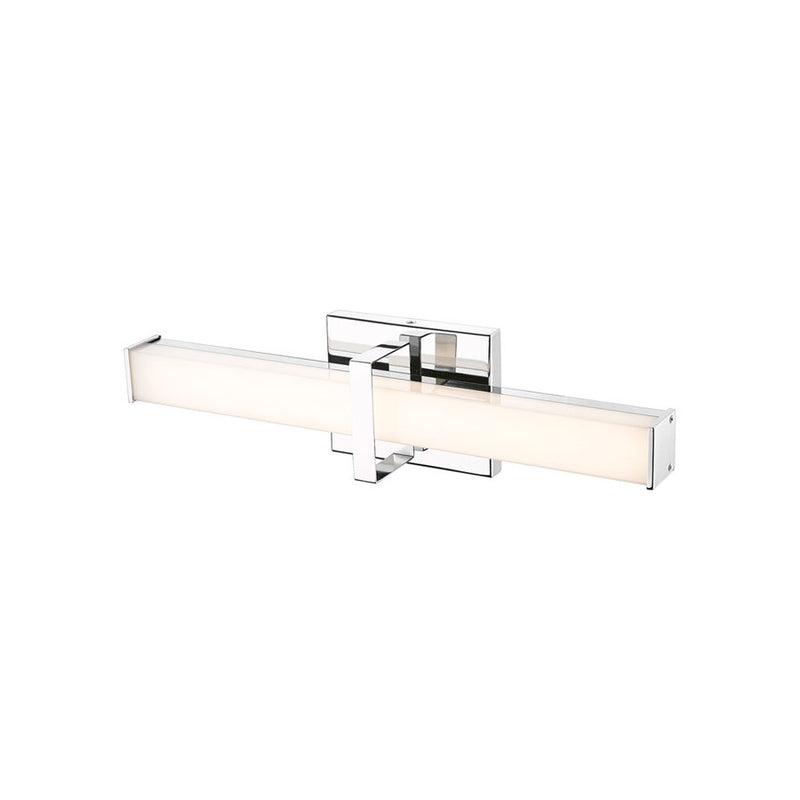 Golden Lighting Elon 19" LED Vanity Light, Chrome/Opal Glass