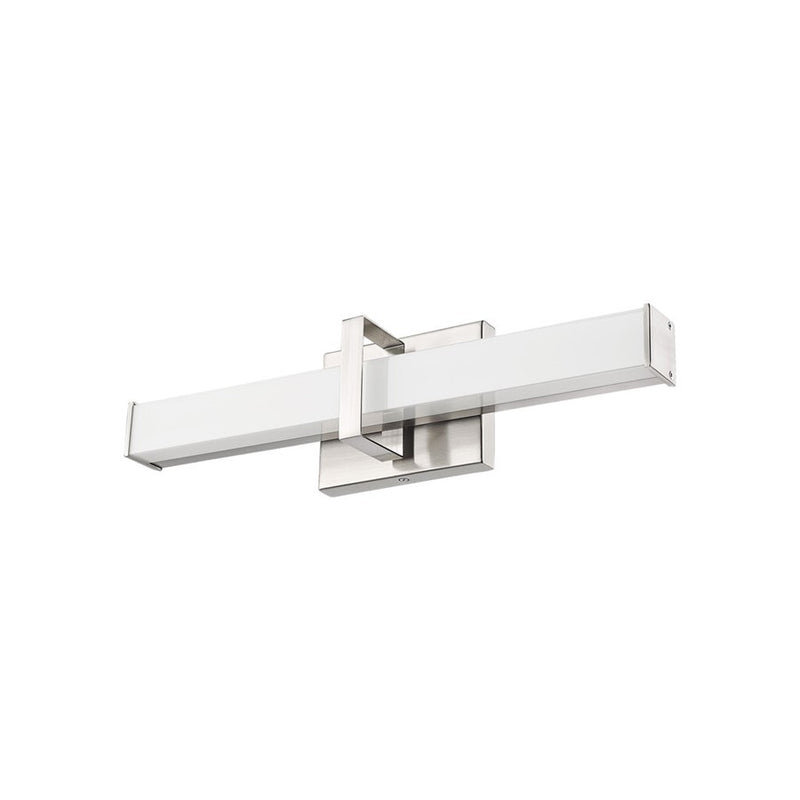 Golden Lighting Elon 19" LED Vanity Light, Pewter/Opal Glass