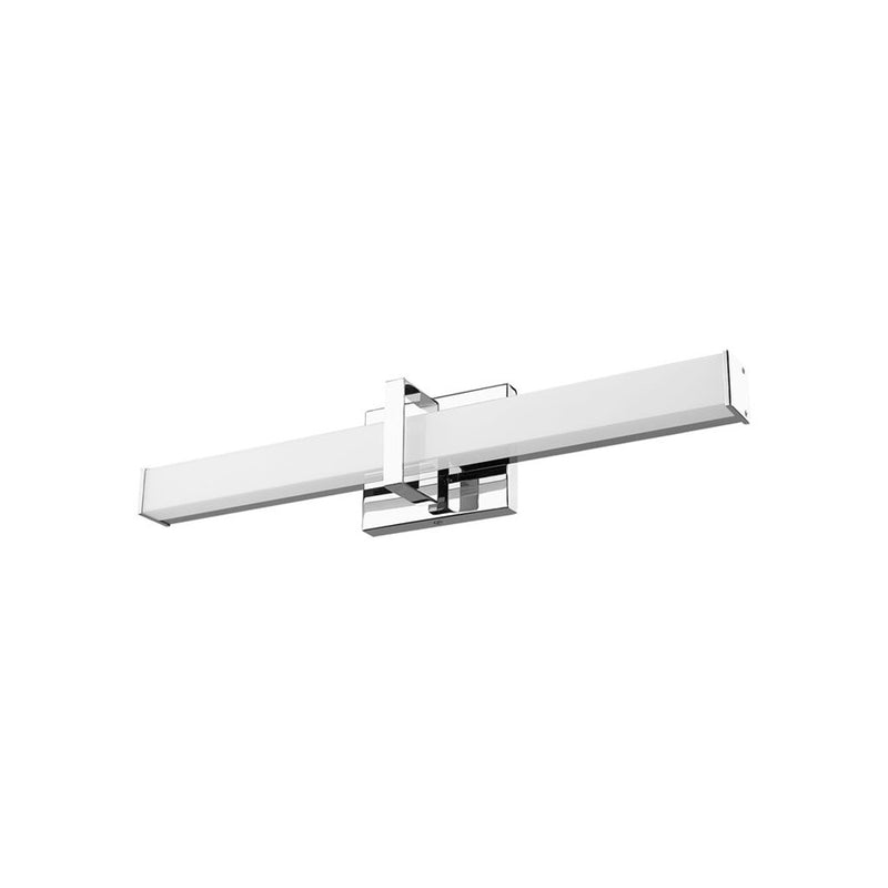Golden Lighting Elon 24" LED Vanity Light, Chrome/Opal Glass