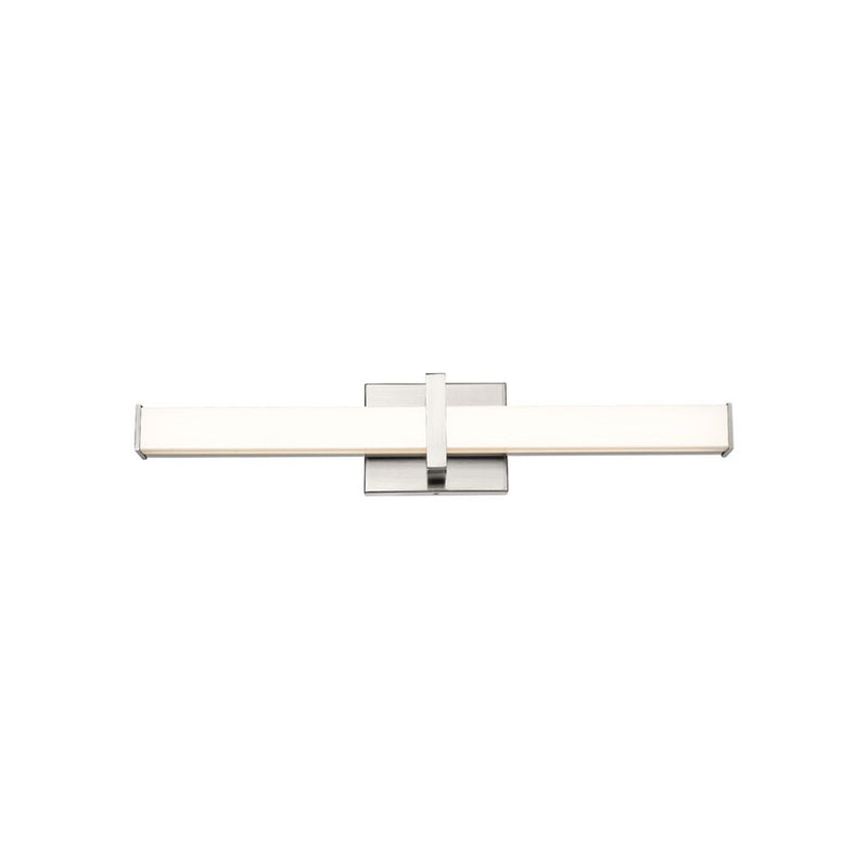 Golden Lighting Elon 24" LED Vanity Light, Pewter/Opal Glass