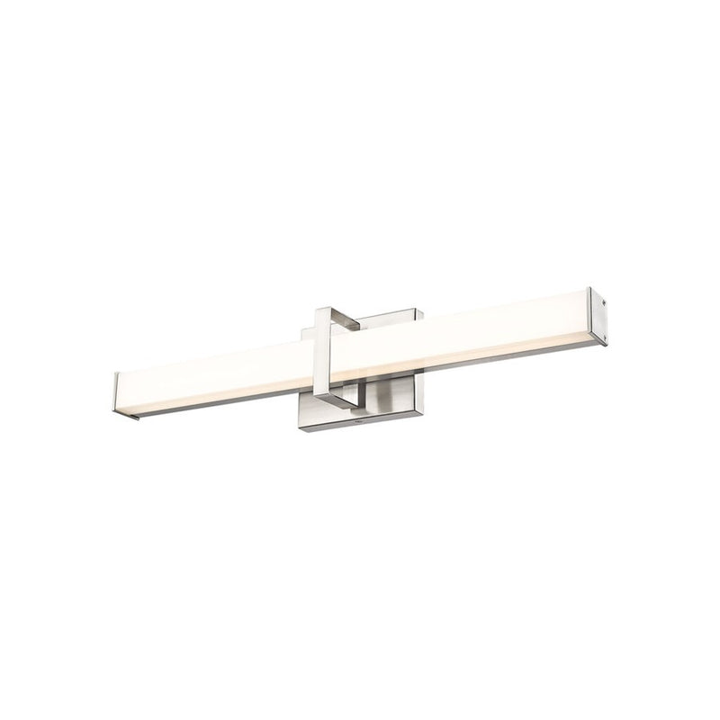 Golden Lighting Elon 24" LED Vanity Light, Pewter/Opal Glass