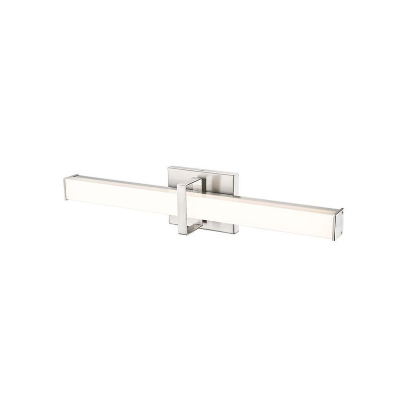 Golden Lighting Elon 24" LED Vanity Light, Pewter/Opal Glass