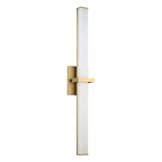 Golden Lighting Elon 30in 1-Light LED Vanity Light | Modern Brushed Champagne Brass and Opal Glass | Bathroom Vanity | Model 5623-B30 BCB-OP
