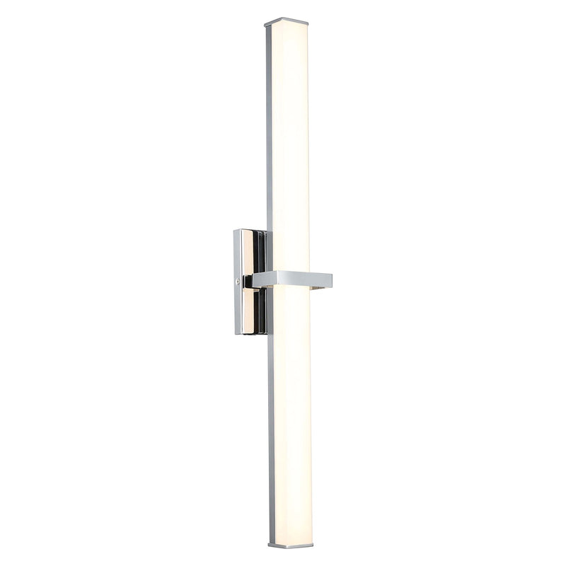 Golden Lighting Elon 30in LED Vanity Light | Modern Chrome and Opal Glass | Bathroom | 30 x 3.75 x 4.75 in | Model 5623-B30 CH-OP