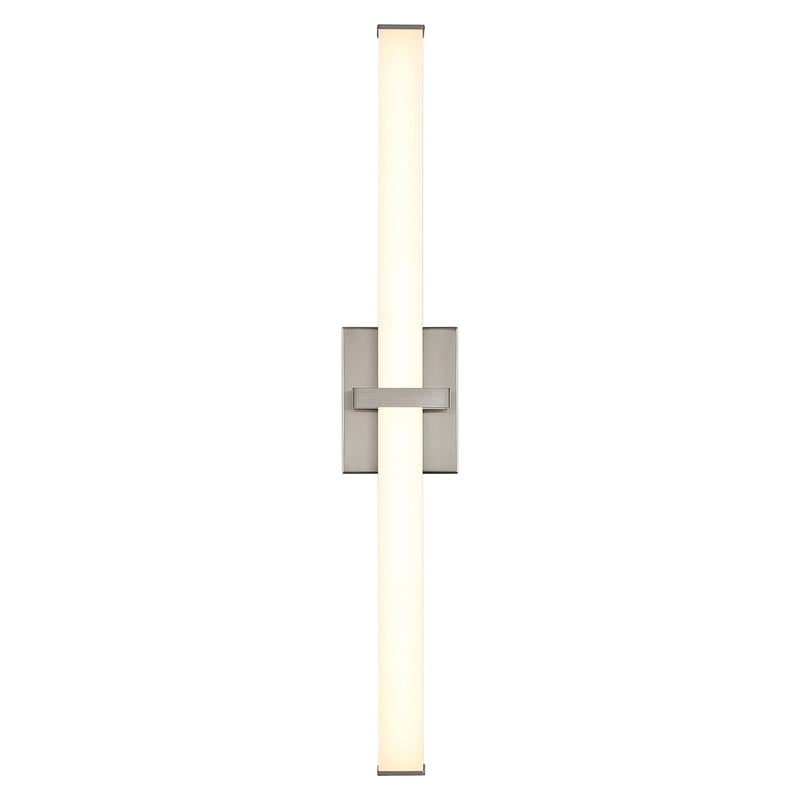 Golden Lighting Elon 30in LED Vanity Light | Modern Pewter and Opal Glass | Bathroom & Powder Room | 30 x 3.75 x 4.75 in | Model 5623-B30 PW-OP