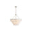 Golden Cascada 27" LED Pendant, Aegean Silver/Cloud Glass - 6007-27AGS-CCG